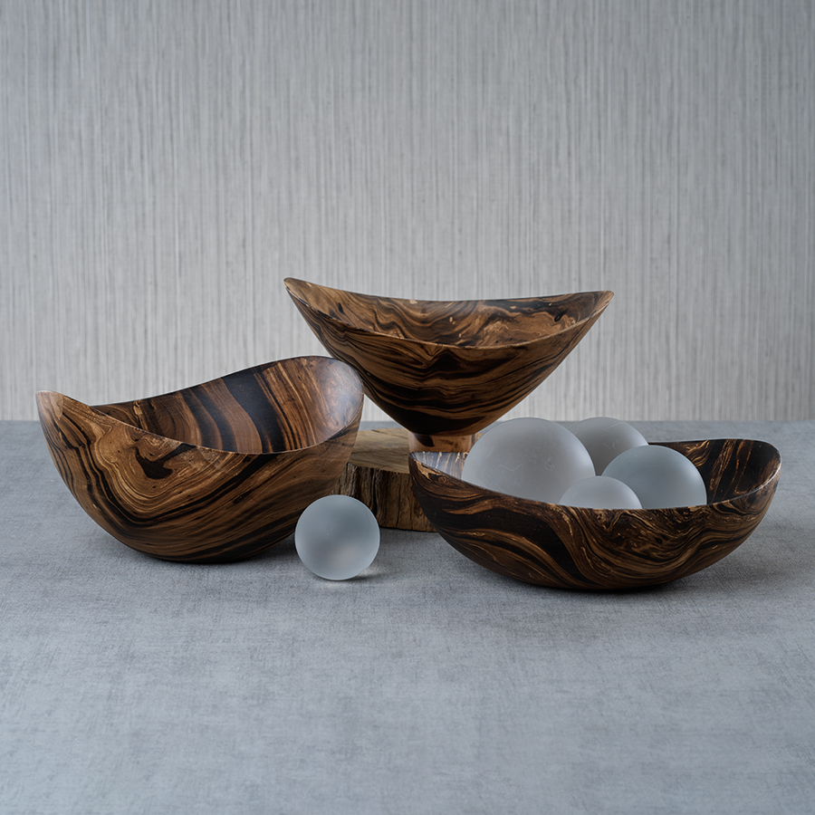 Marbled Mango Wood Bowl - Image 2