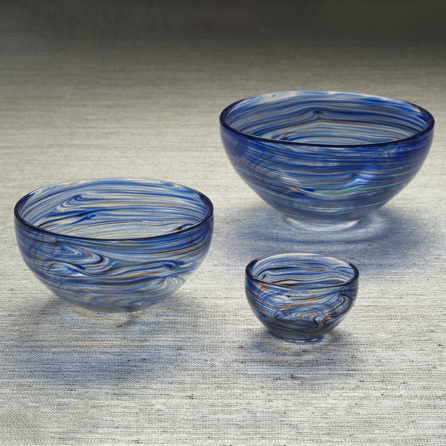 Multi Blue Glass Bowl - Image 2