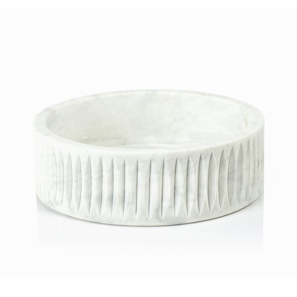 Carved Marble Bowl