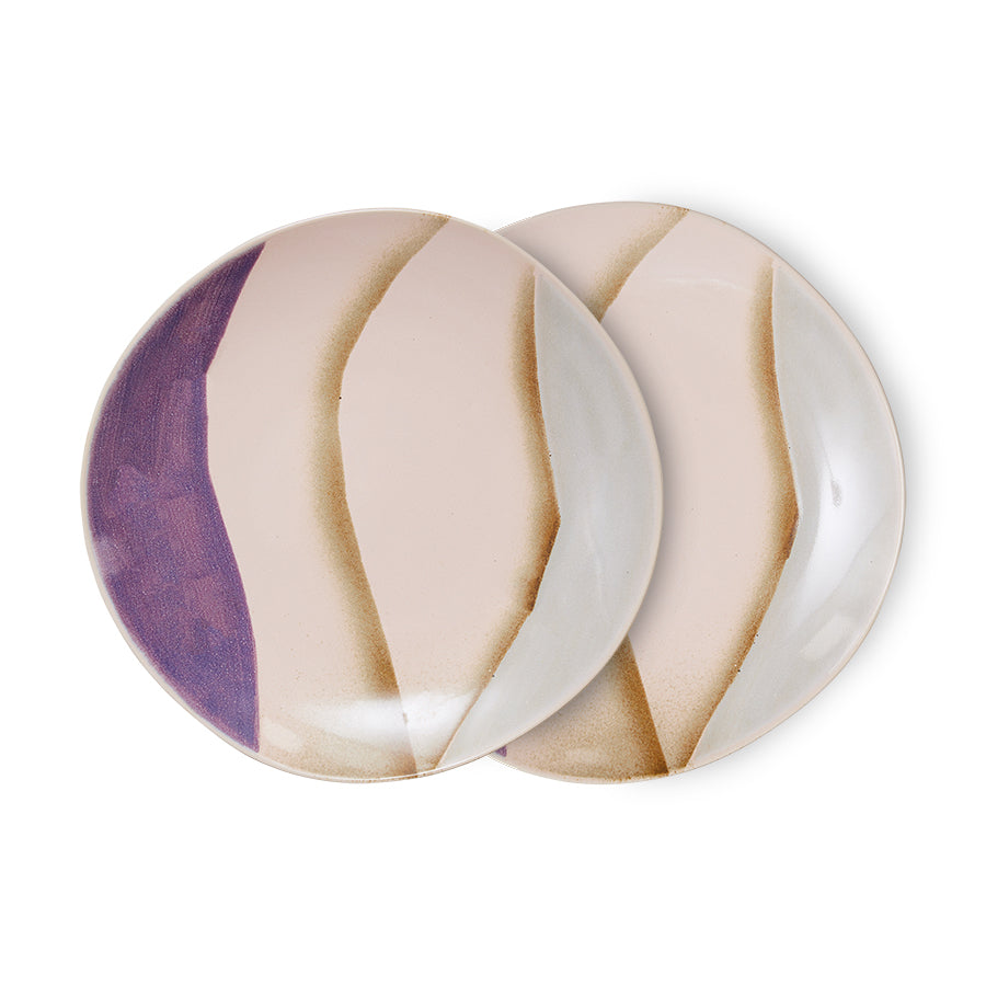 Reactive Glaze Side Plates - Set of 2